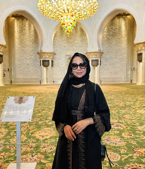 Josi Oliveira em viagem a Abu Dhabi